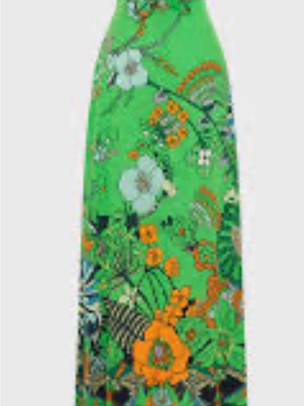 Camilla Green Floral Tie-Front Maxi Dress - Picture 2 of 5
